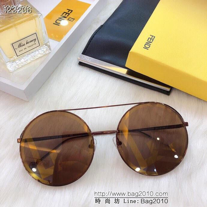 FENDI芬迪 官網海報款 FF0285S 官網同步 最新金屬圓框墨鏡 蔡依林同款  lly1399